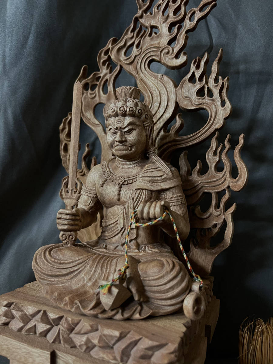 井波彫刻 仏教工芸品 極上彫 - 総楠製 木彫仏像 Yahoo!オークション