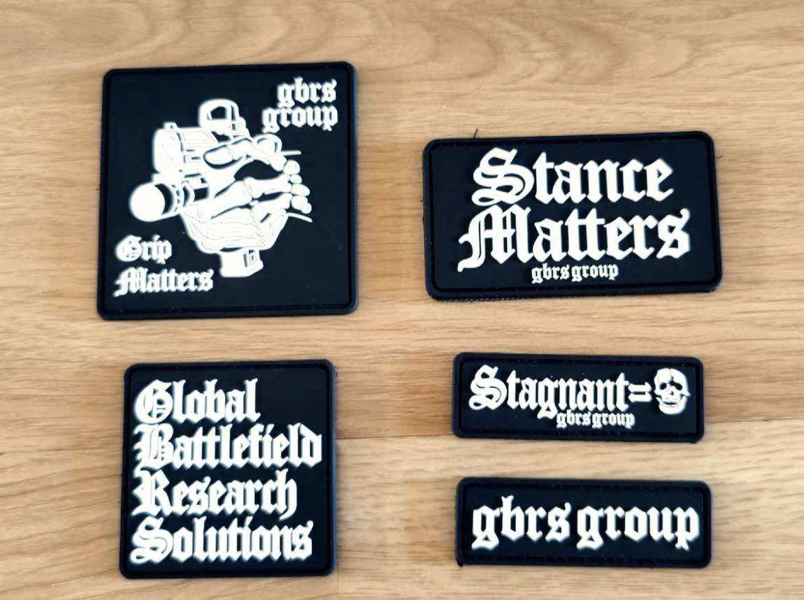 【実物】FOG フラッグパッチ　ferro spiritus GBRS 実物GBRS GROUP PVC MORALE PATCH 5枚セットGBRS FOG Spiritus Systems