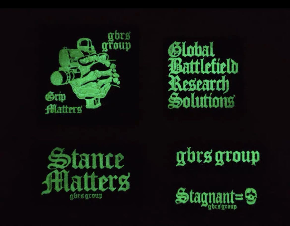 実物GBRS GROUP PVC MORALE PATCH 5枚セットGBRS FOG Spiritus Systems