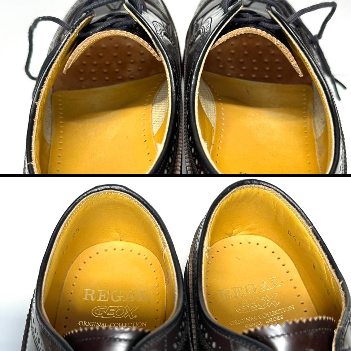 リーガルウイングチップ黒26.5cmEE REGAL リーガル ウイングチップ ビジネスシューズ 26.5cm