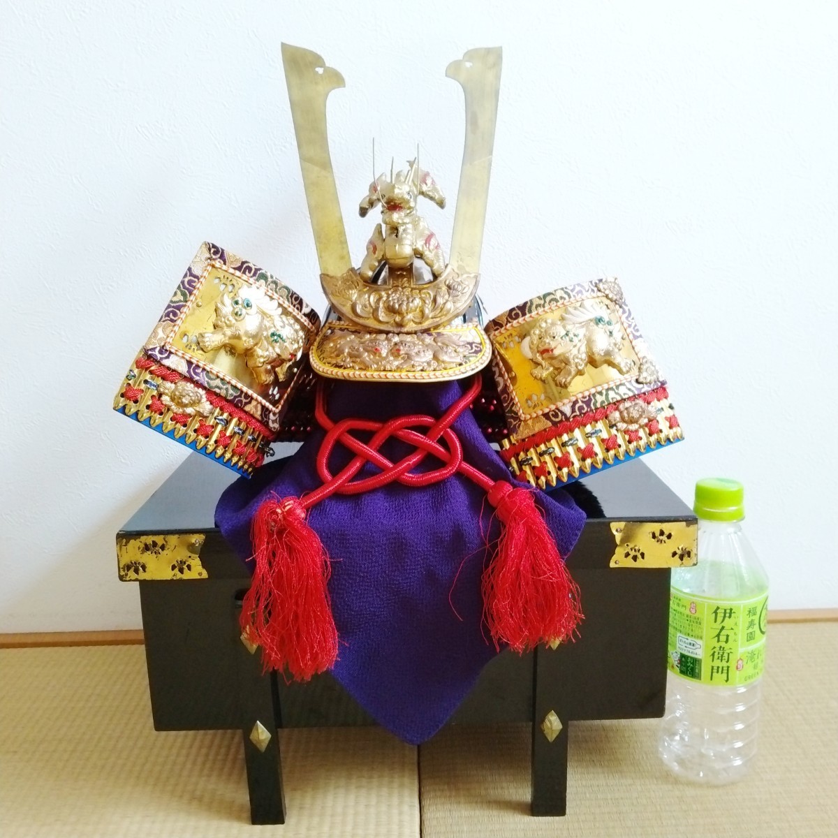 五月人形 兜 兜飾り 端午の節句 子供の日 武具 龍 唐獅子 置物の入札