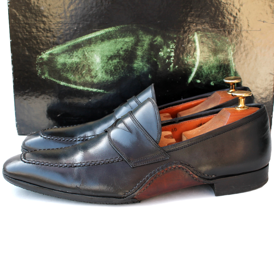 オパンケ製法☆MAGNANNI マグナーニ☆コインローファー 40=25～25.5