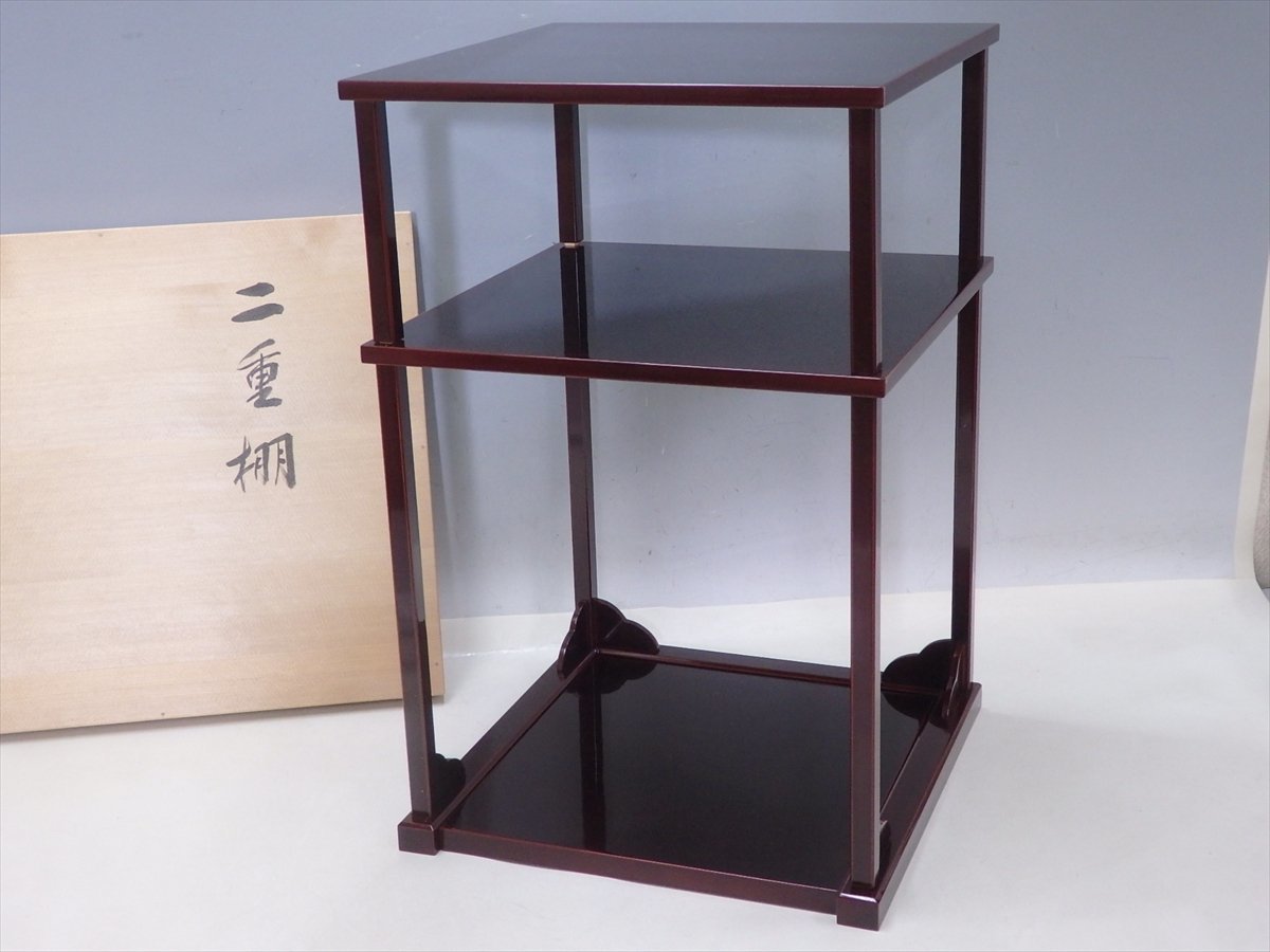 SX932] 曙塗 火鉢 一対 瓶掛 火箸付 銅落とし 火箸 あけぼの塗 漆芸