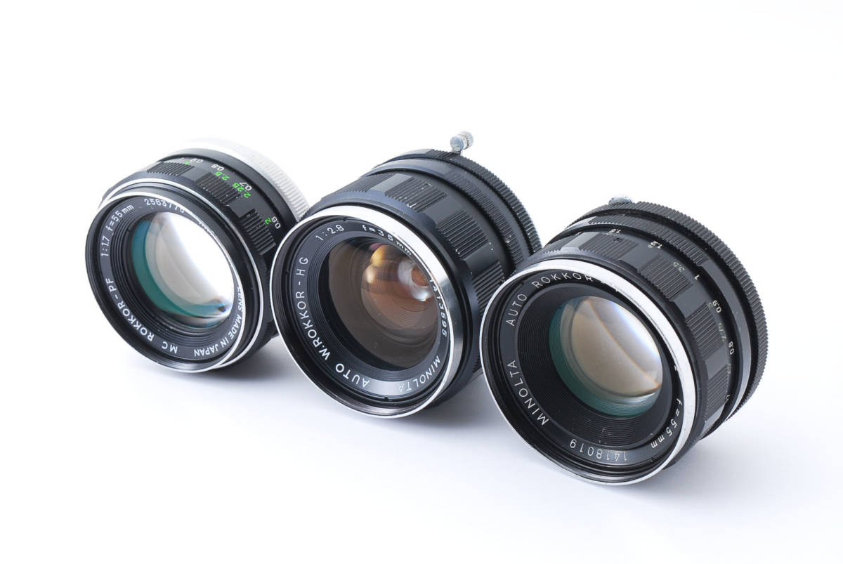 MINOLTA MD 28mm 1:2.8 単焦点・広角レンズ （極上品 ☆ 極上級