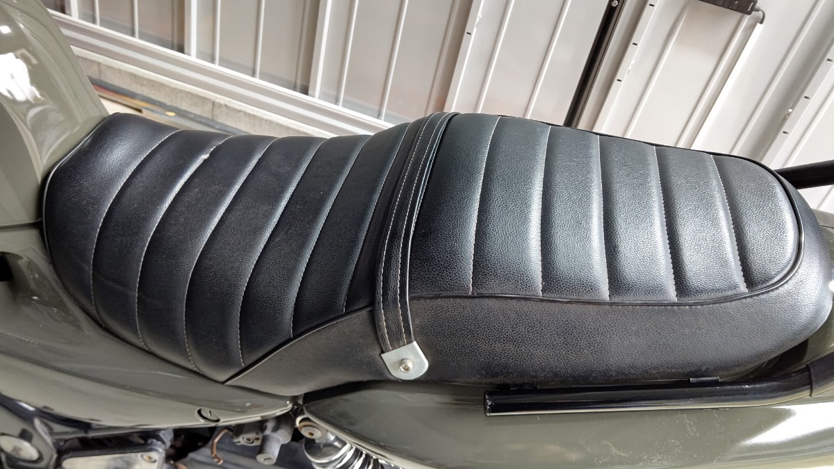 カワサキ バリオス2 タックロール シート TL 黒 ブラック ZR250B 53001