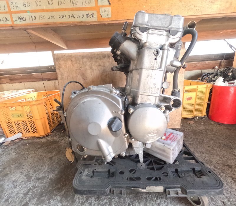 RGA-194A ZZR400 純正 エンジン 圧縮測定済み ZX400N-030 始動OK 検索