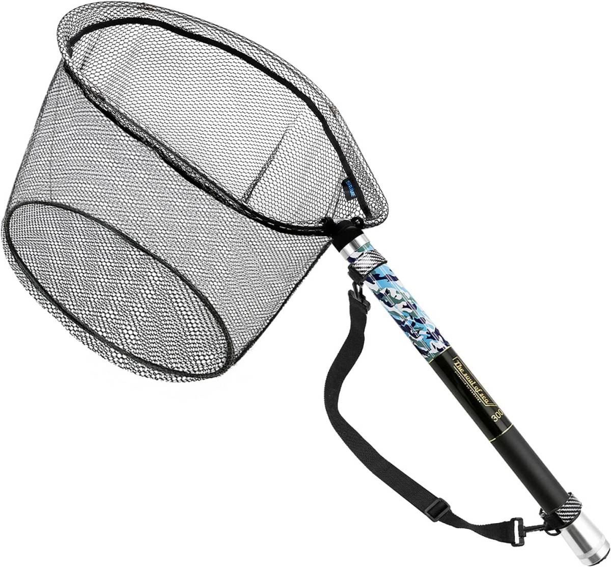 ★未使用・サンライク小継カーボン玉網３M・ジョイント付★