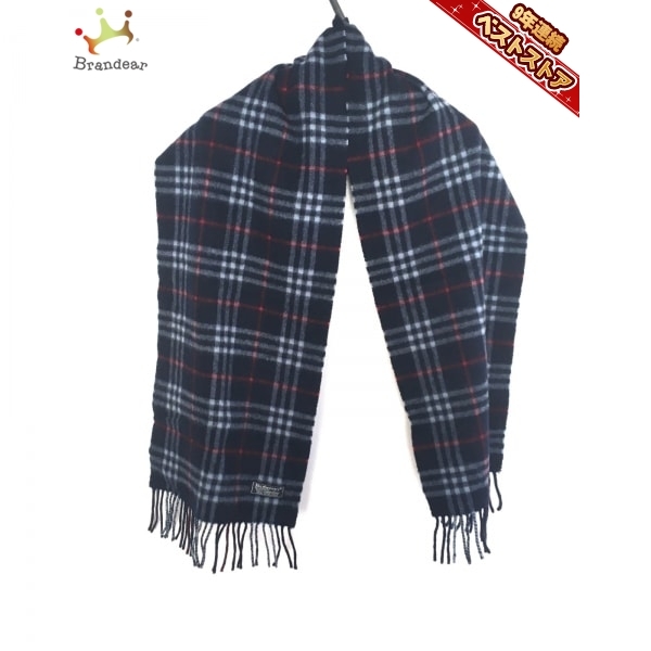 BURBERRY チェック柄マフラー ラムウール バーバリーズ Burberry's