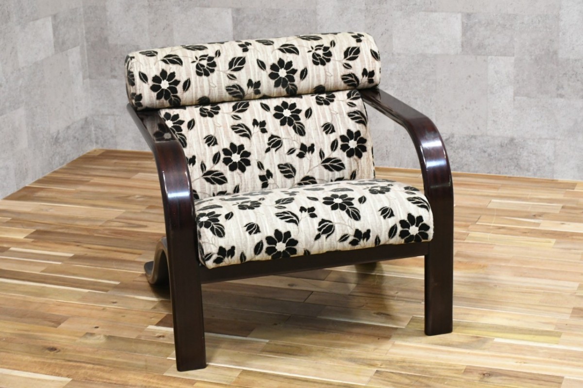 PB3CK37c 天童木工 Tendo イージーチェア パーソナルソファ モダン 曲げ木 1人掛けソファ 応接椅子 検) 曲木 ブラジリアンローズウッド