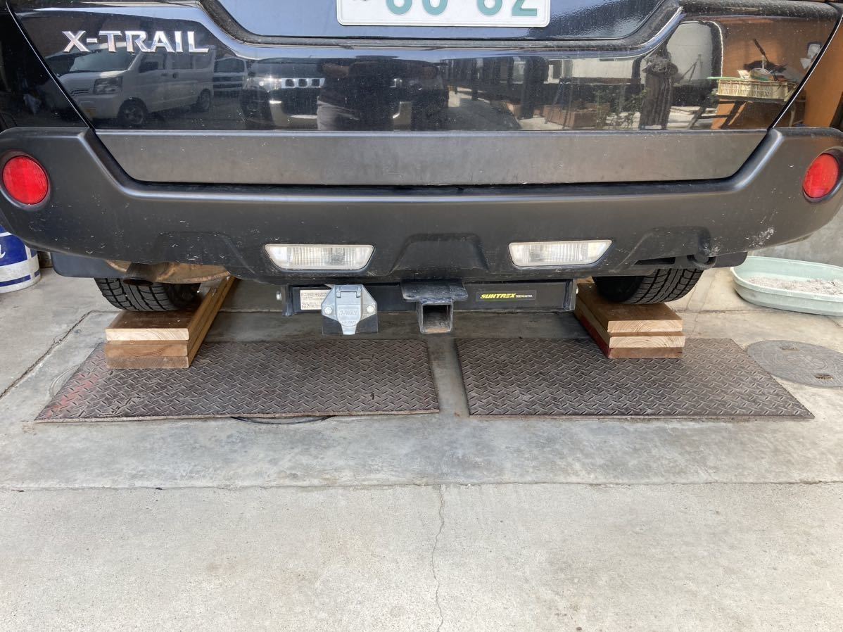 ヒッチメンバー エクストレイル T31 サントレックス アルミボート V  