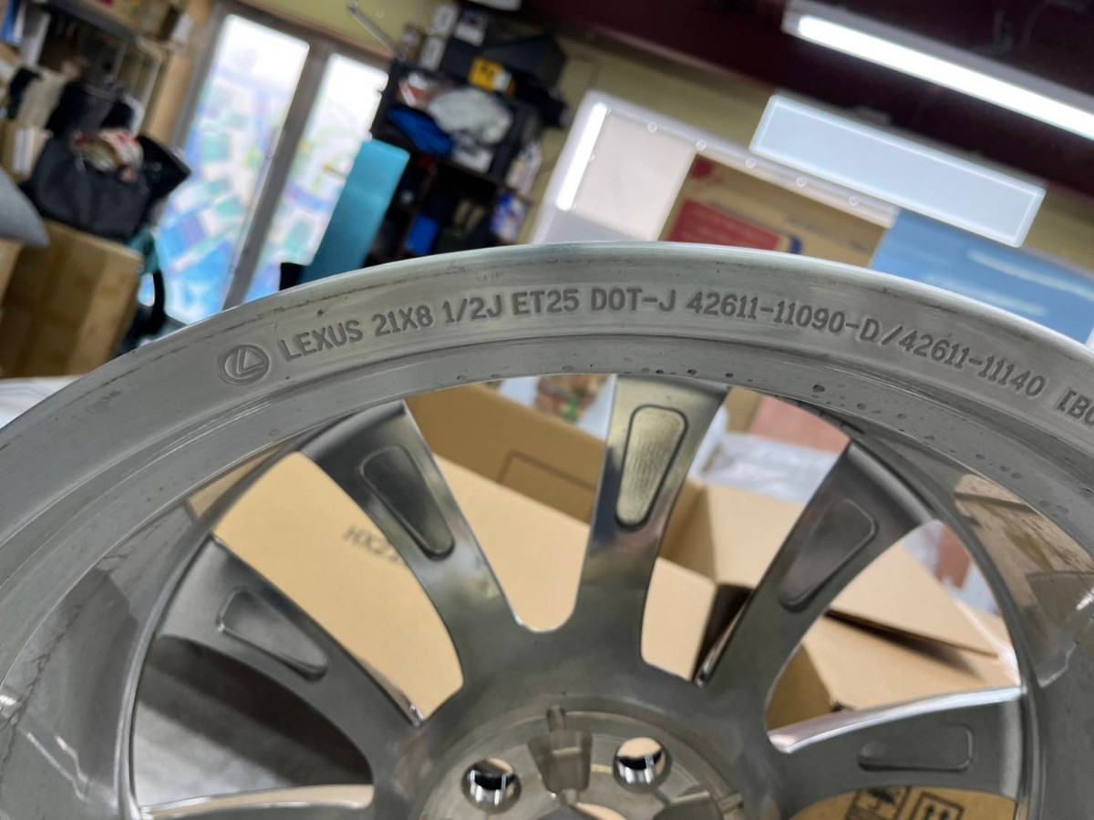 レクサス LC500 鍛造 純正アルミホイール 新車外し 21インチ 8.5J 9.5J 