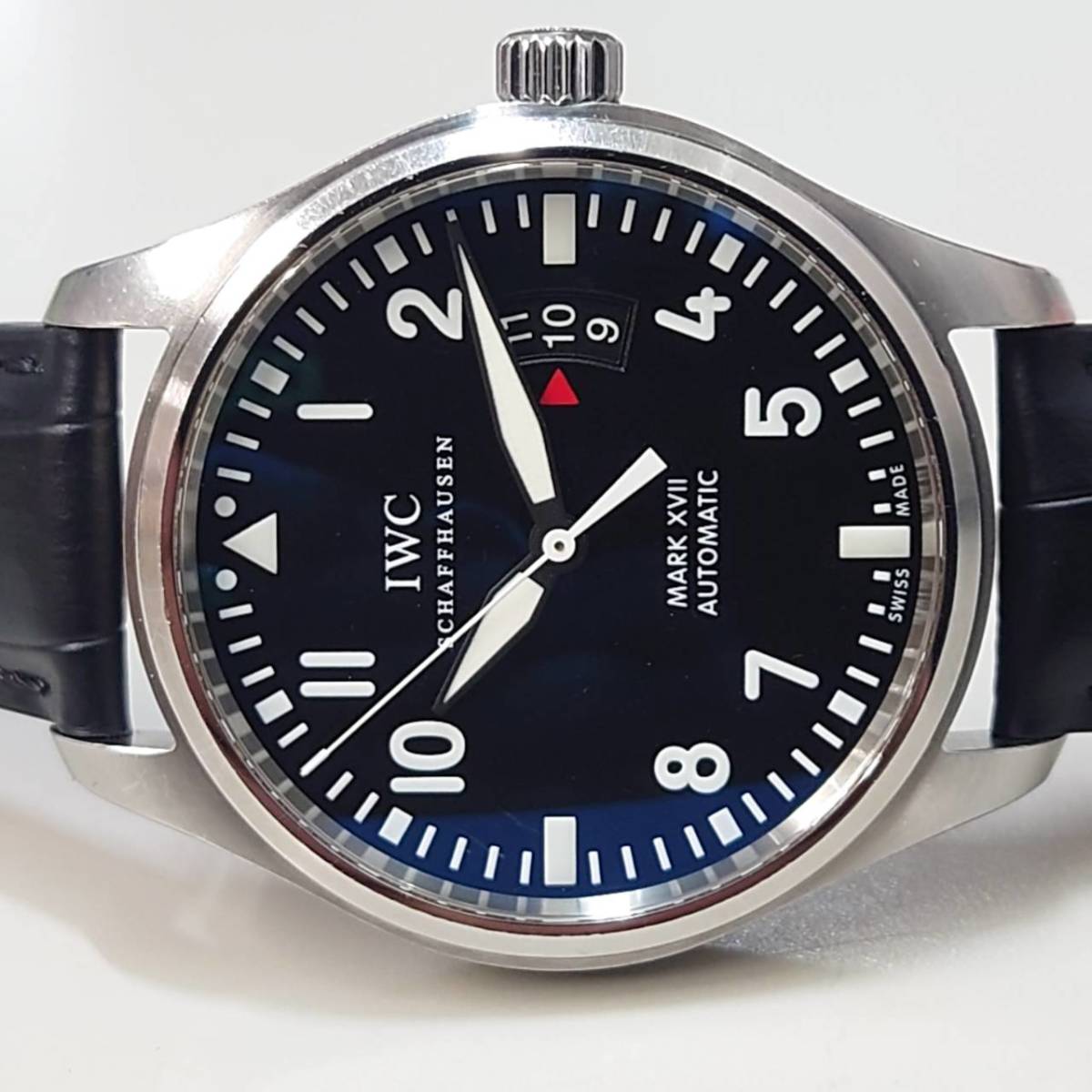 美品 IWC パイロットウォッチ マークXVII マーク17 IW326501 黒文字盤 