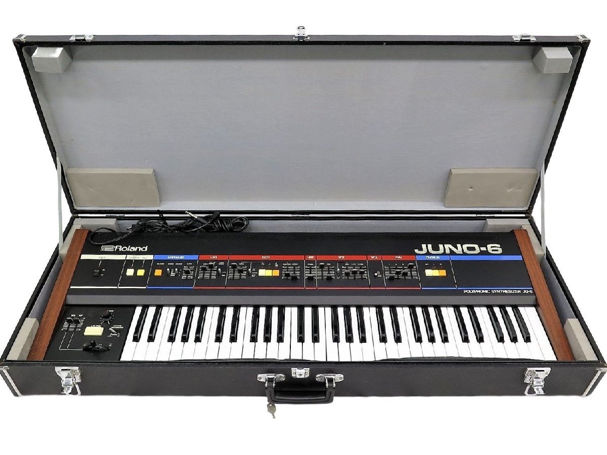 Roland JUNO-6 ポリフォニック・シンセサイザー【ジャンク扱い】（1円 