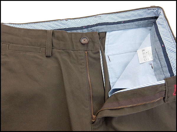 新品 トミーヒルフィガー コットンチノパンツ30焦茶★P6718