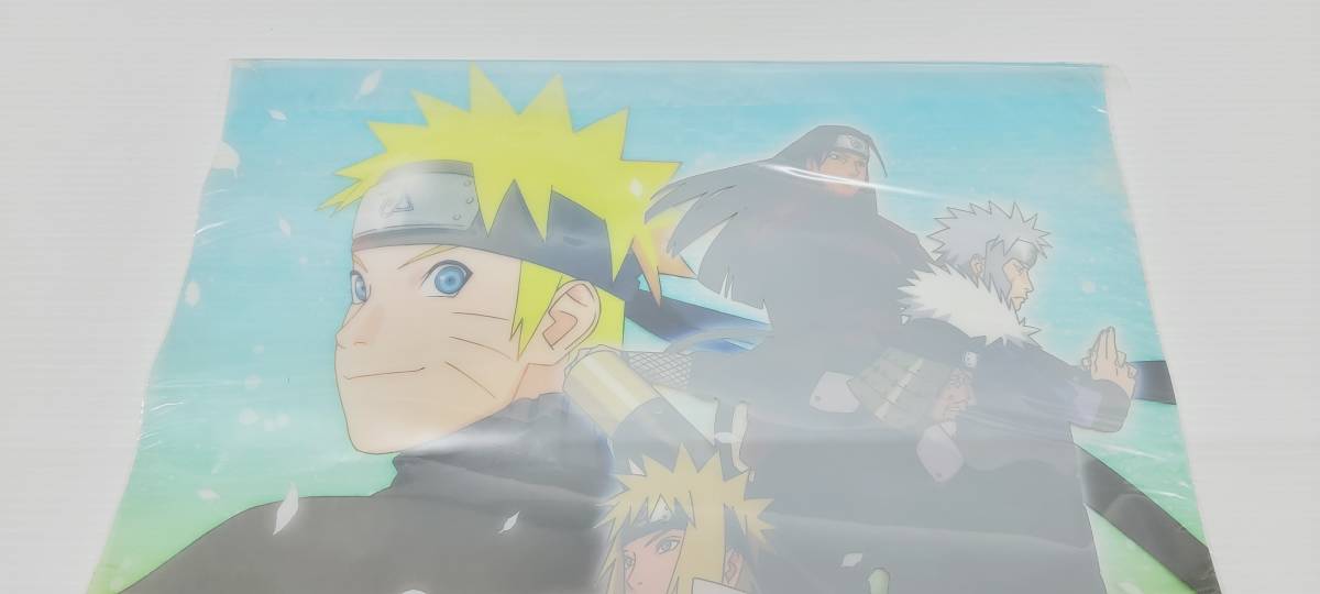 中古 ナルト 疾風伝 NARUTO A2 クリアポスター ナルトと火影たち 岸本 