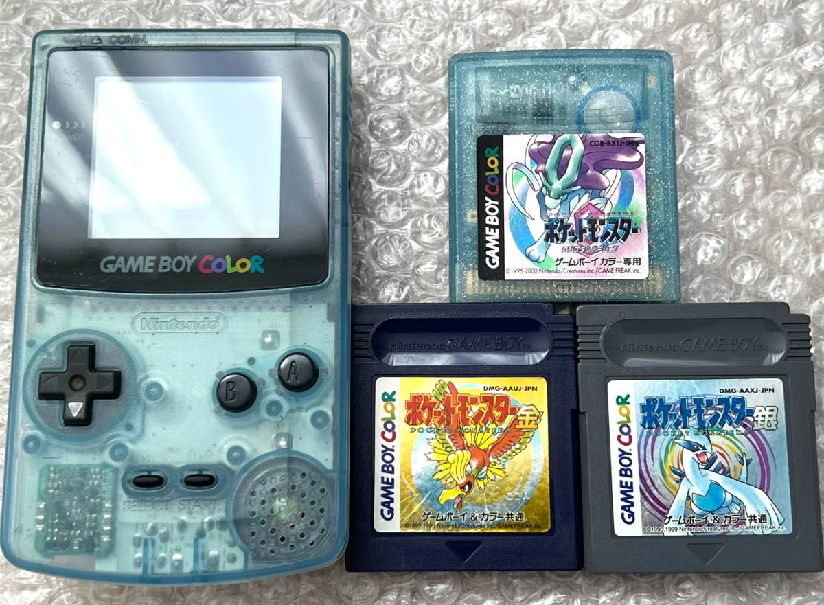 未使用品】ゲームボーイカラー アクアブルー&ミルキーホワイト 