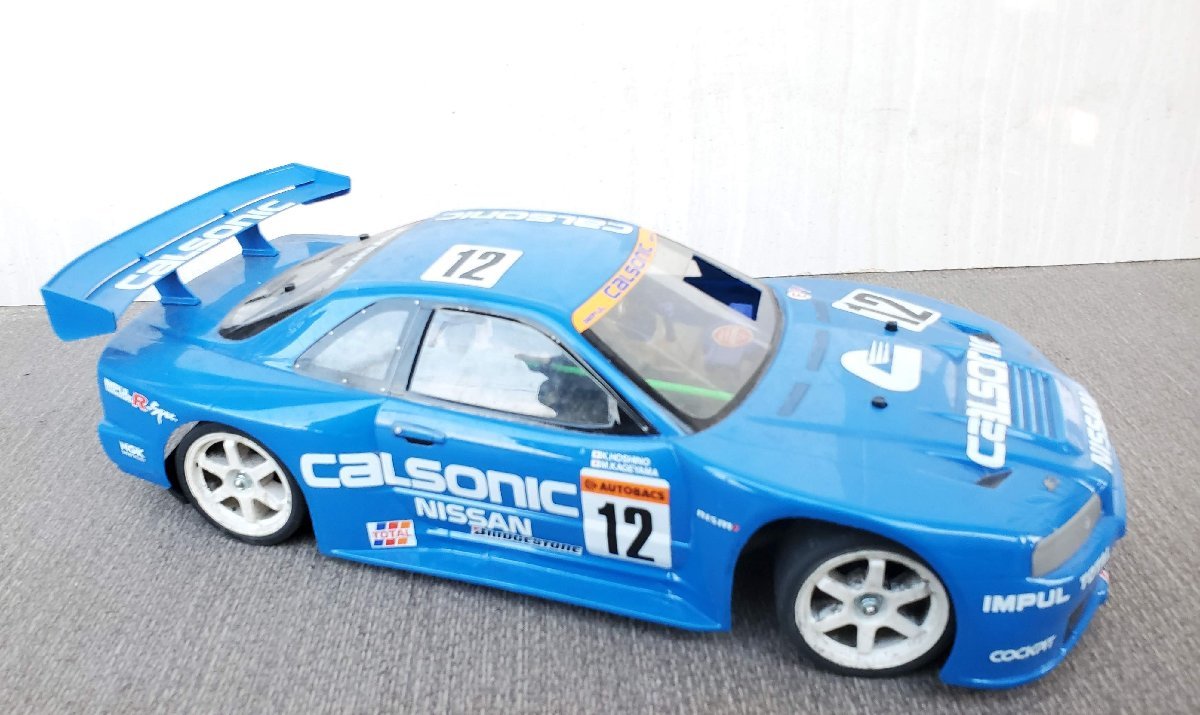1/10 タミヤ TG10-Mk.1 カルソニックスカイライン GT-R (R34) エンジン