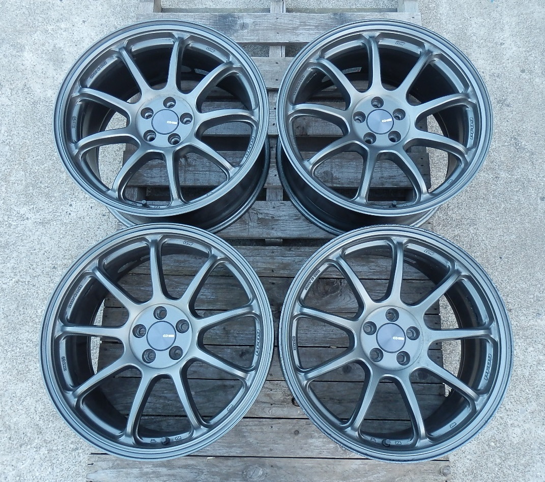 ENKEI 2021年製 軽量 PF09 18インチ 8.5J +45 5穴 PCD100 
