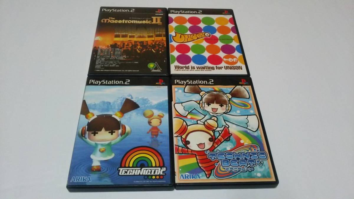 送料無料】即決 PS2 テクニクティクス テクニクビート ユニゾン UNiSON 