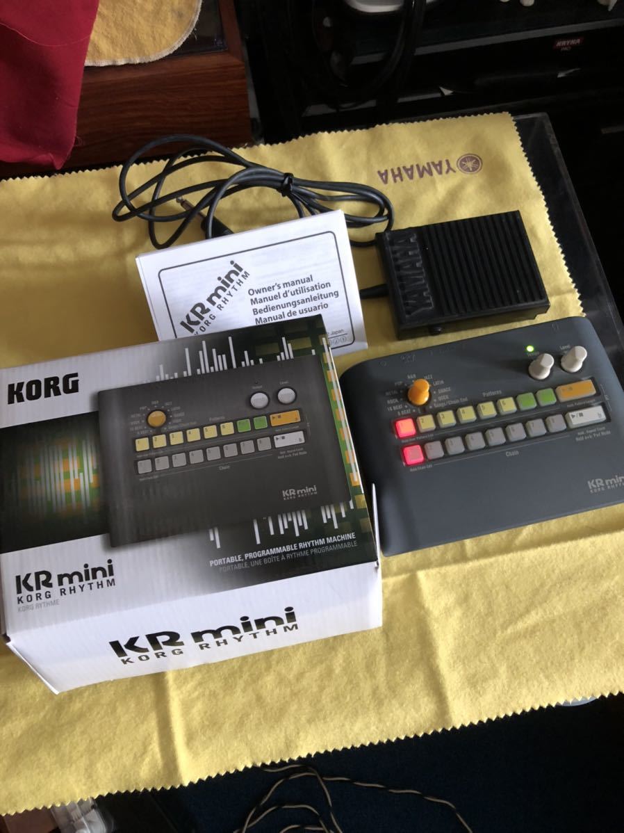 KORG リズムマシン KR mini ヤマハ フットペダルセット