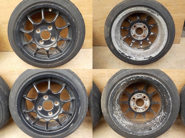 エンケイ ENKEI IRS 14インチ 6J +38 PCD114.3 4H 165/55R14 4本セット 