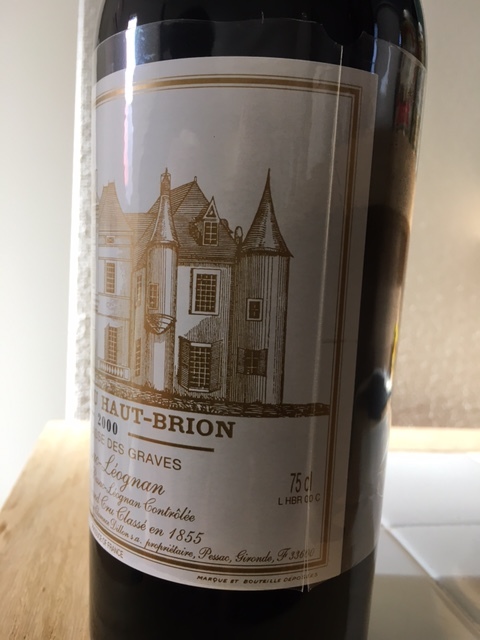 シャトー・オー・ブリオン 2000 Chateau Haut-Brion 2000 シャトー