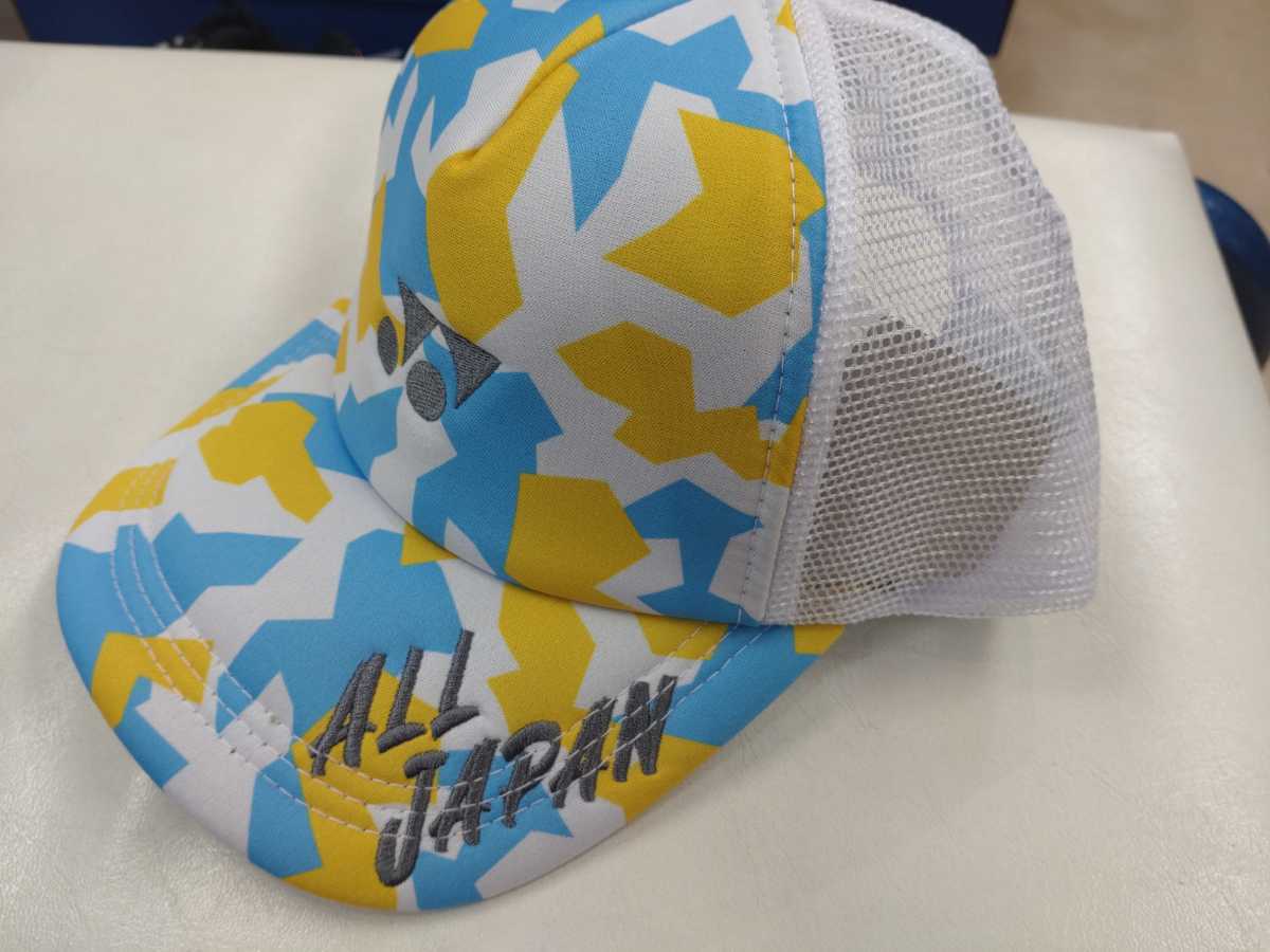 【YOS22013 011】YONEX(ヨネックス) メッシュキャップ ホワイト 新品未使用　タグ付き　テニス　2022モデル　オールジャパン