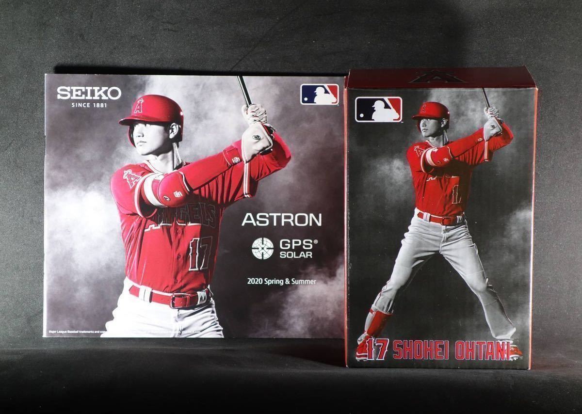 ■大谷翔平フィギュア・ボブルヘッド希少・セイコーアストロンパンフレット付属（希少品）■パッケージ未開封■入手困難レア美品(非売品