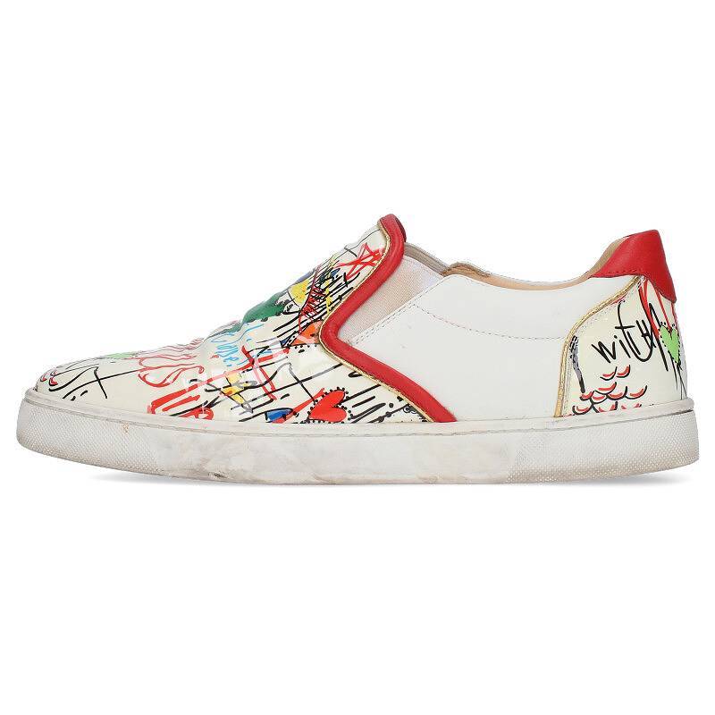 クリスチャンルブタン Christian Louboutin サイズ:41 グラフィックスリッポンスニーカー 中古 BS99