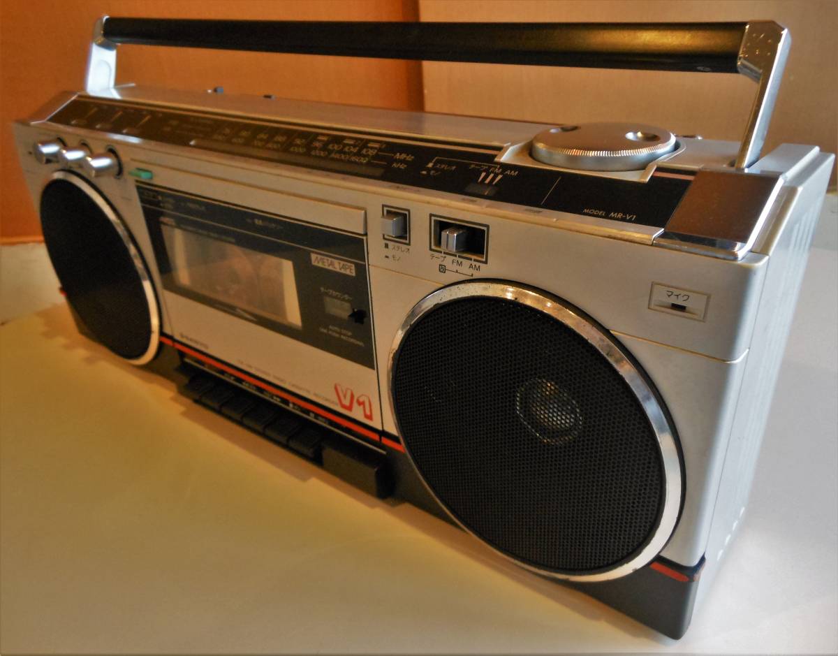 80s SANYO ラジカセ MR-V1 整備済 各動作正常 当時物 メタル対応 新品 