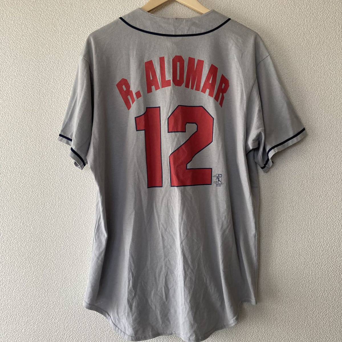 1円 90s〜 USA製 Cleveland Indians Roberto Alomar majestic ベース