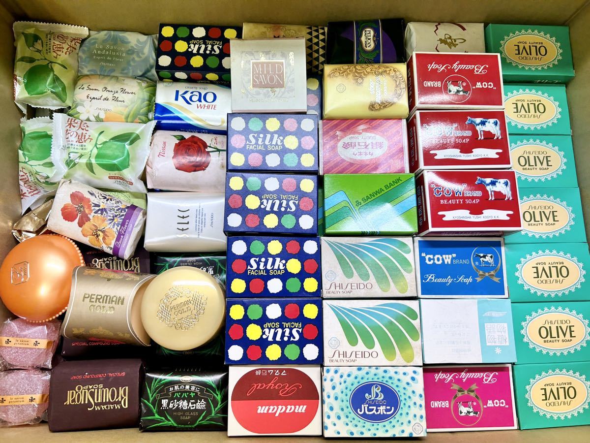 固形石鹸 200個大量まとめ売り 約17kg 薬用石鹸/化粧石鹸/花王/資生堂/牛乳石鹸/せっけん/石けん 長期保存品 未使用品
