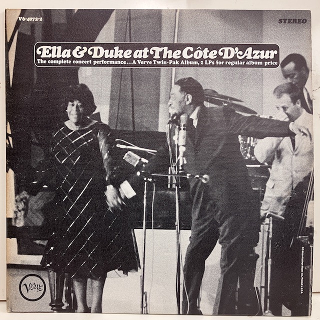 ○即決VOCAL LP Ella Fitzgerald Duke Ellington / at the Cote D'azur