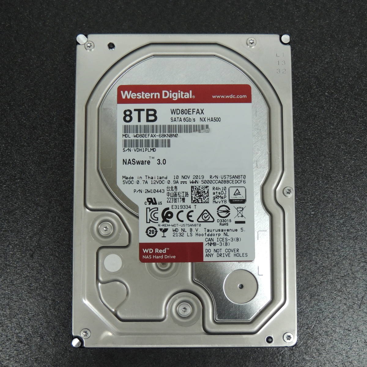 8TB WD Red WD80EFAX Digital - Western HDD 公式通販 Plus Drive Hard 