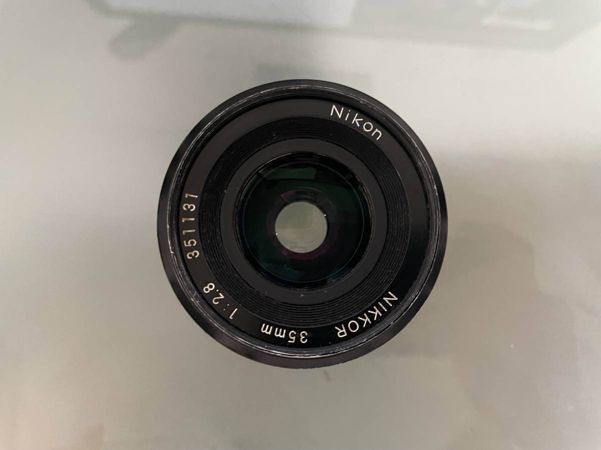 ニッコール　35mmF2.8　（Ai）マニュアルフォーカス用 Nikon NIKKOR Ai 35mm f2.8 フィルムカメラ マニュアルフォーカス