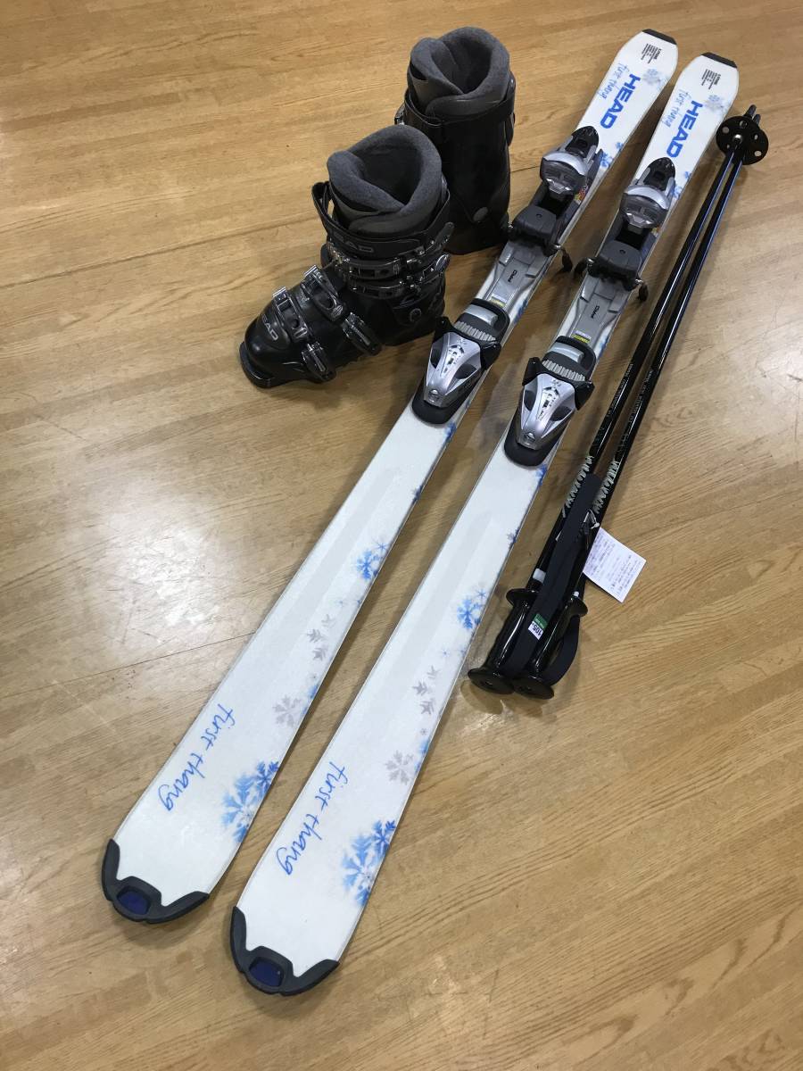 驚きの破格値，品質保証 N182 レディースカービング4点セット板 HEAD149ｃｍ/ 靴HEAD CARVE CL7 23.0-23.5ｃｍ/ POLE 105ｃｍ/程度良好(板、ブーツセット)｜売買されたオークション情報、yahooの商品情報をアーカイブ公開 - オーク 板、ブーツセット