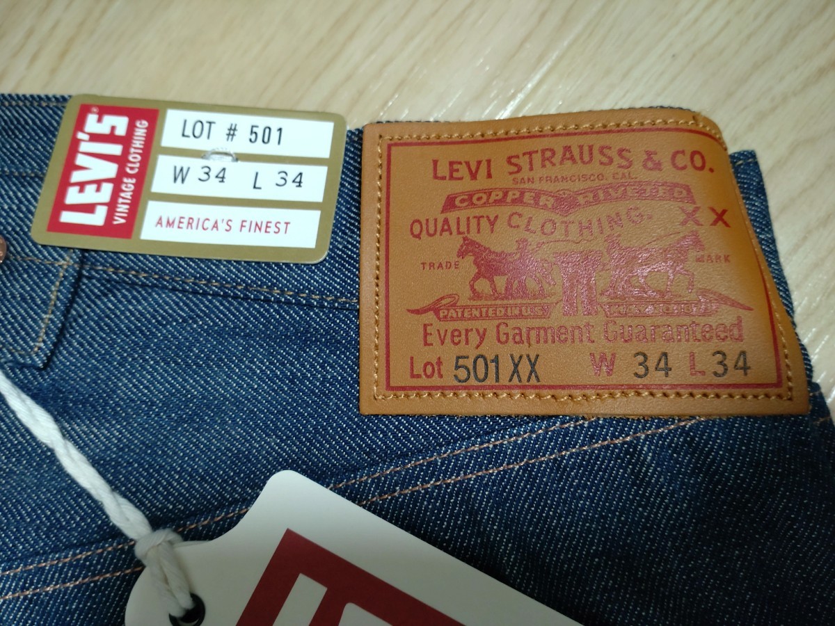 W34 世界501本限定LEVI
