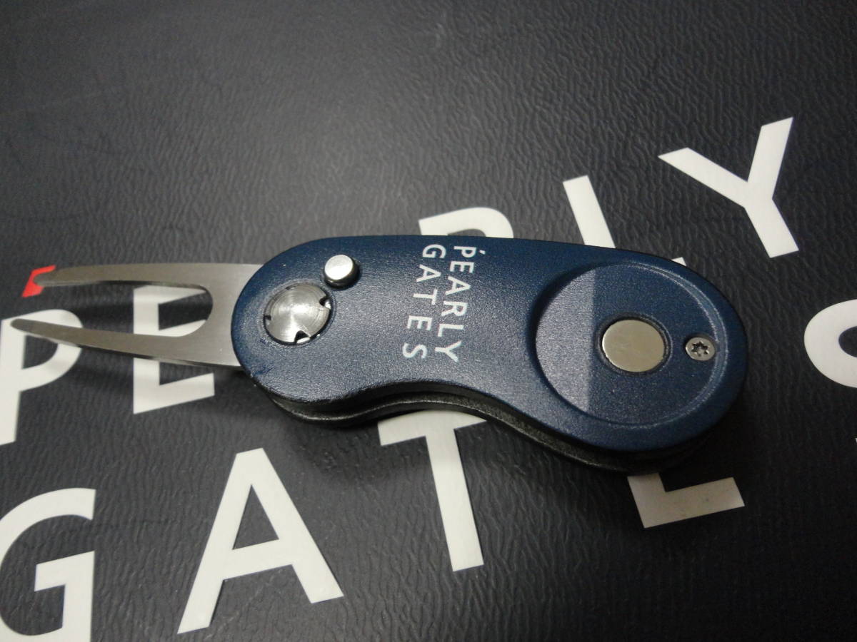 ★　新色！　新柄！　店舗限定品！ パーリーゲイツ グリーンフォーク 　＜ネイビー＞　マーカー2個付き　★