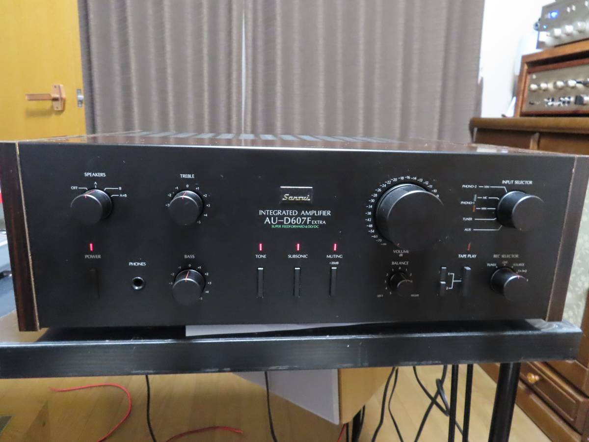 SANSUI プリメインアンプ AU-D607F EXTRA【修理・動作品】 家電、AV