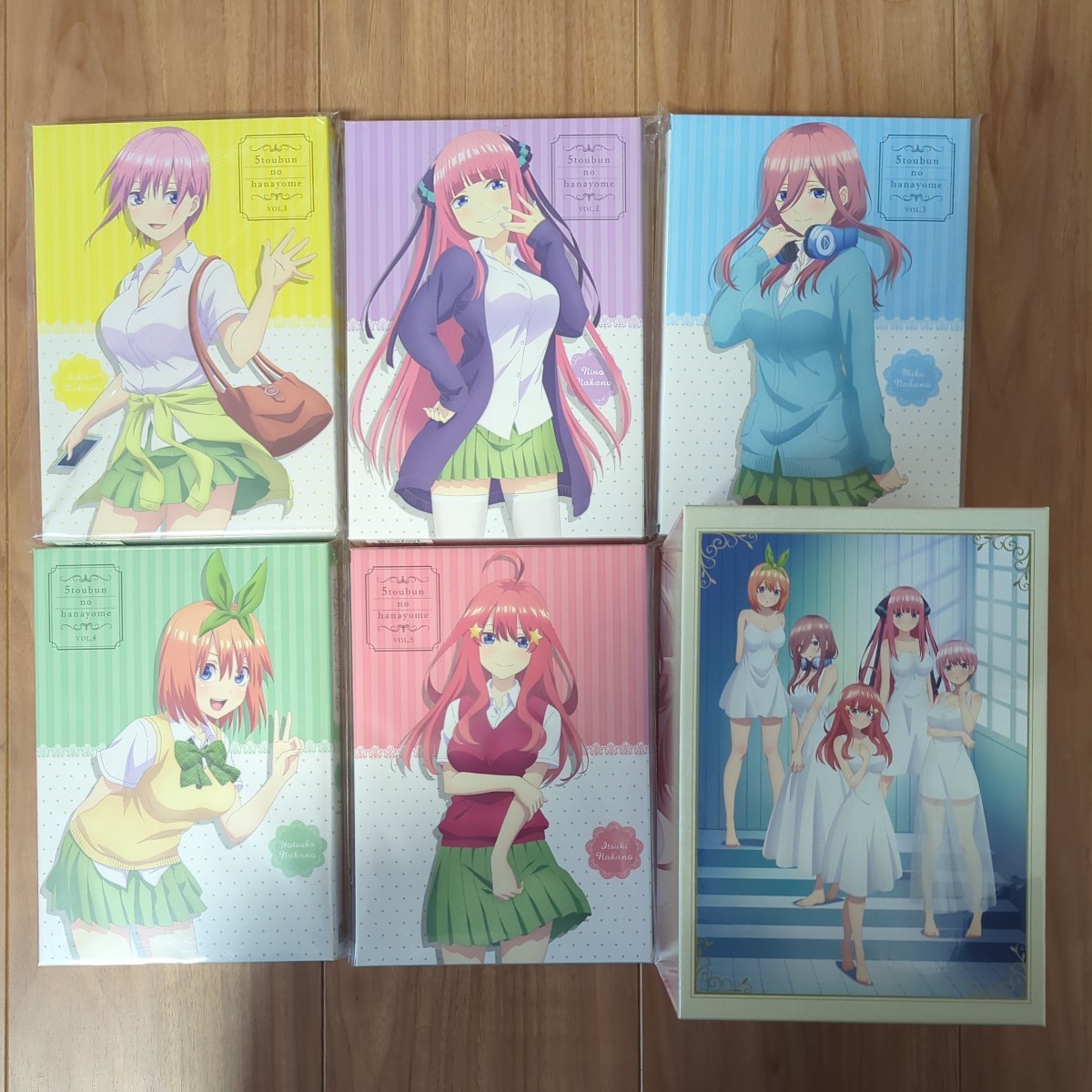 『五等分の花嫁』 Blu-ray 全巻セット ゲーマーズ限定 全巻収納BOX付き （全5巻）