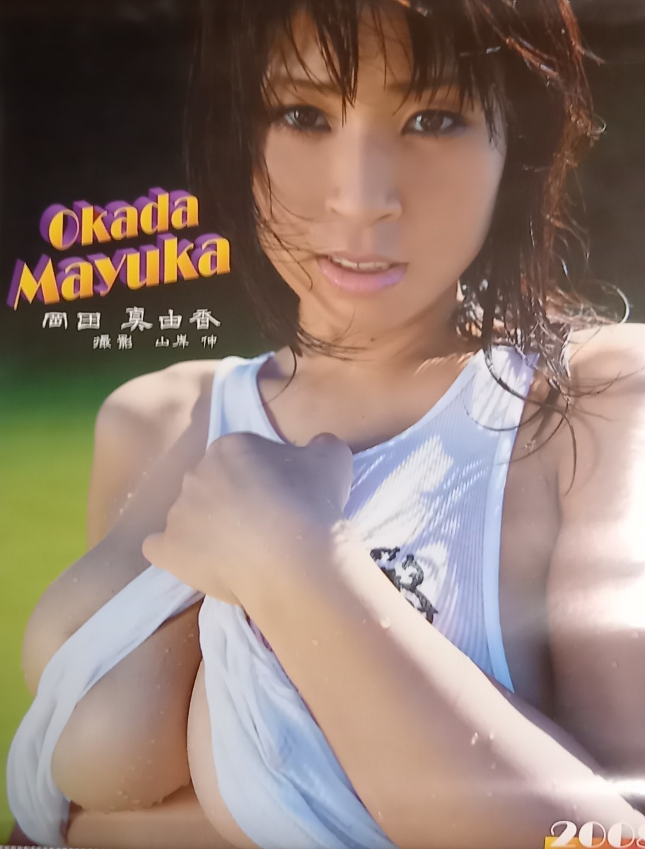 岡田真由香　2008 カレンダー　B2サイズ