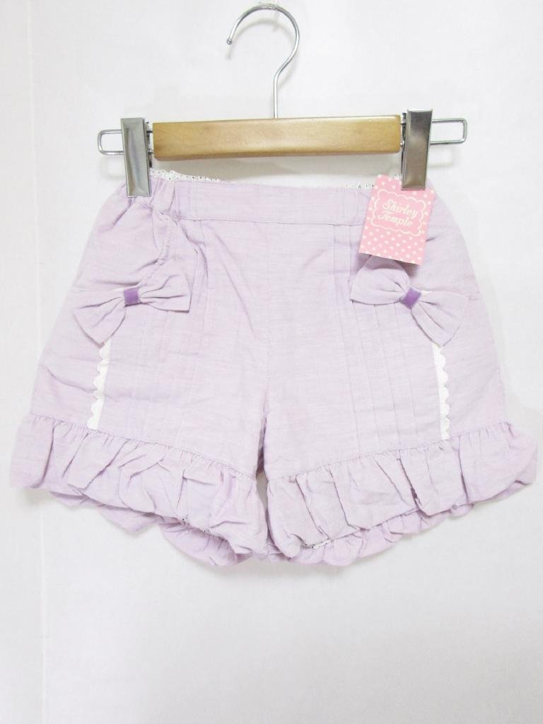【送料無料】新品タグ付き☆ShirleyTemple　シャーリーテンプル　パンツ　女の子　ラベンダー　130cm/n465729