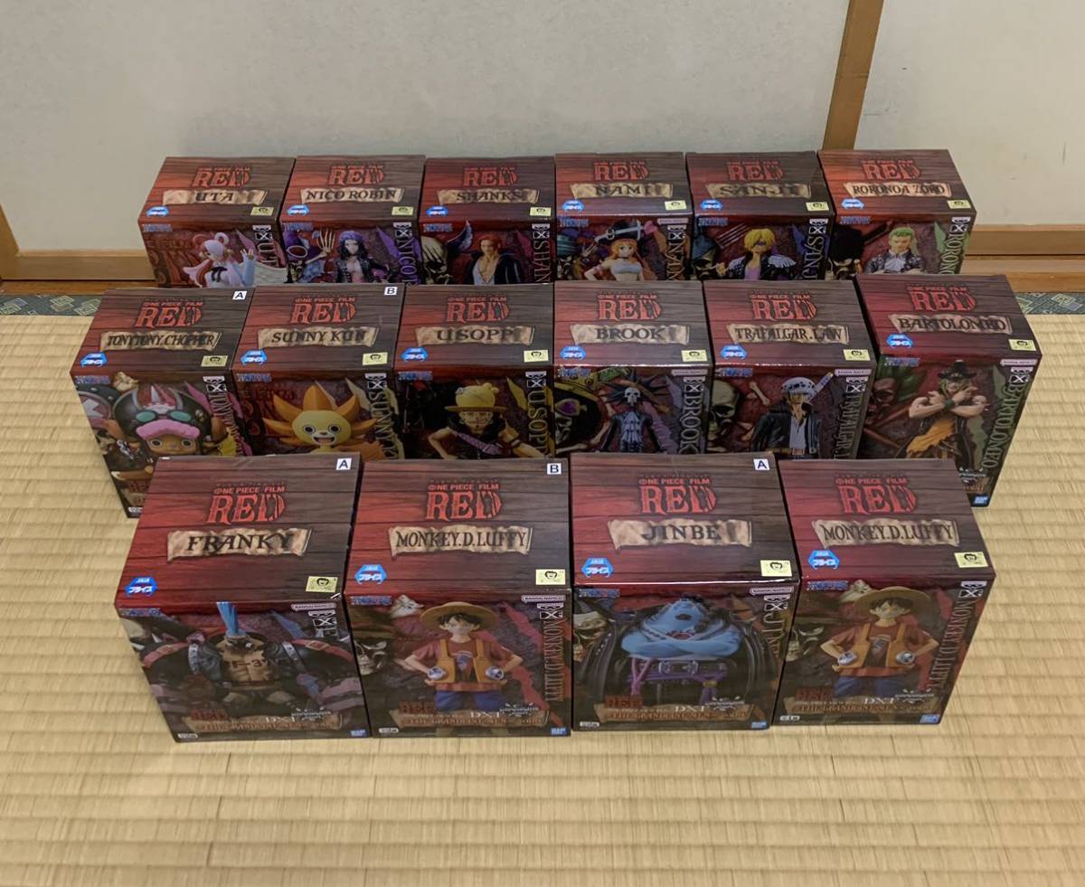 未開封 ワンピースフィギュア 42個 まとめ売り DXF ONE PIECE FILM PIECE ONE RED DXF GRANDLINE THE ワンピース フィギュア