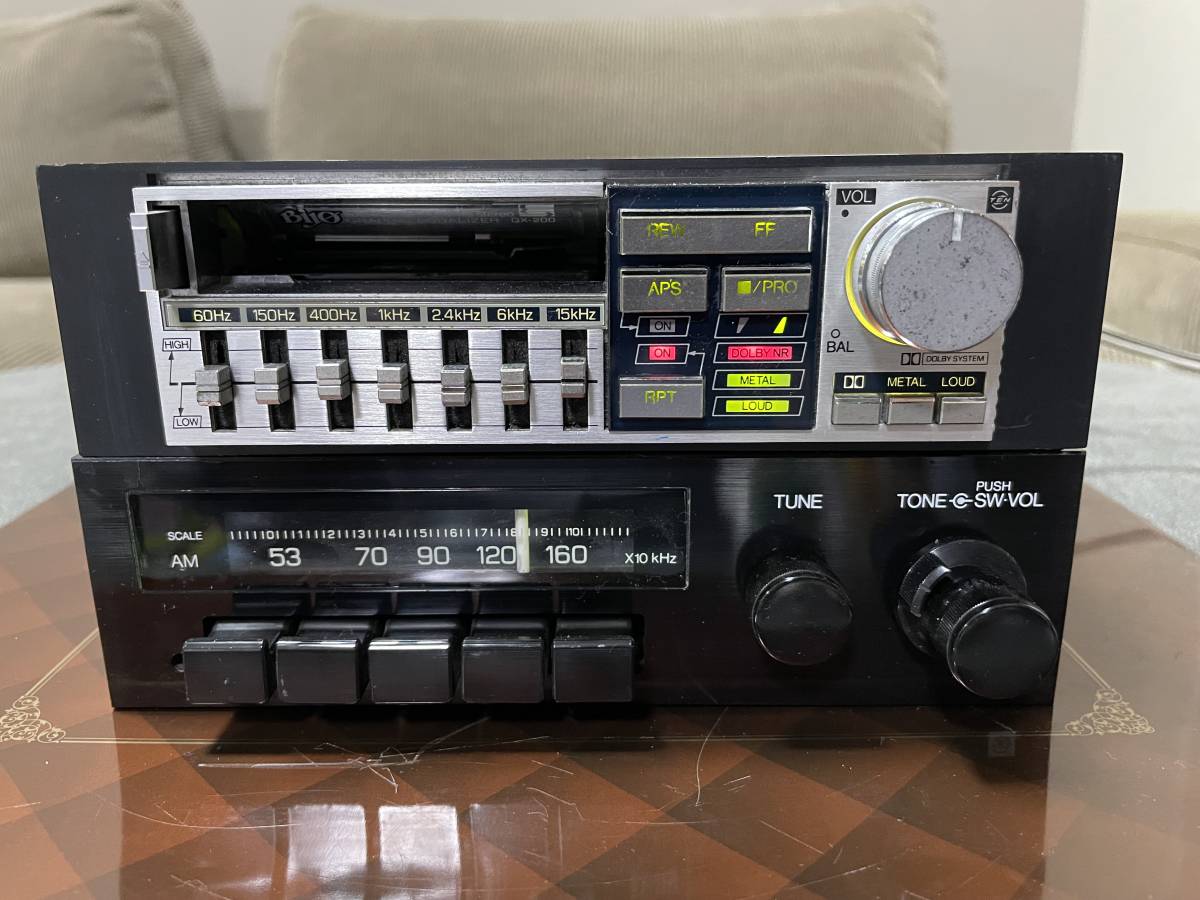 トヨタ AE86 チューナー ラジオ 富士通テン QX-200 グラフィック