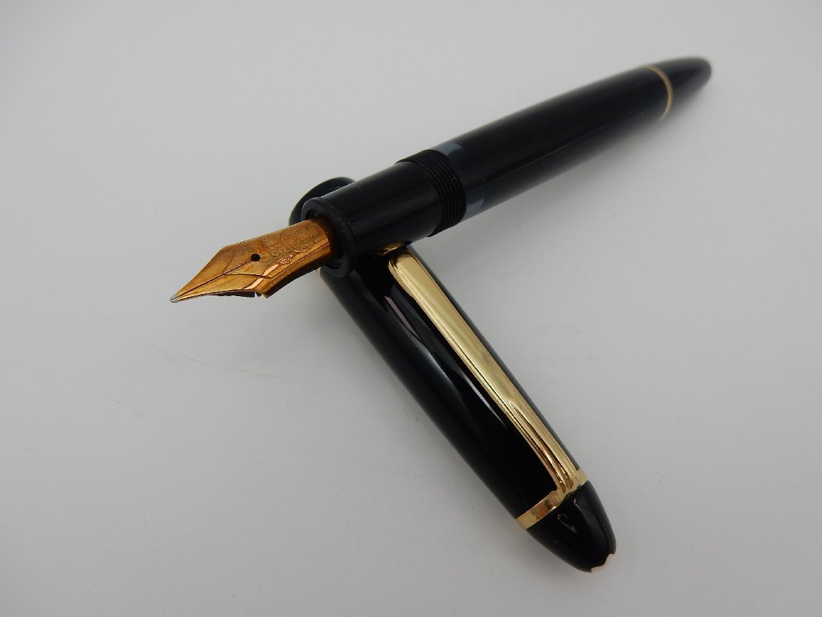 美品 MONTBLANC モンブラン マイスターシュティック 146 万年筆 14Cペン先 全金 ジャンク 6