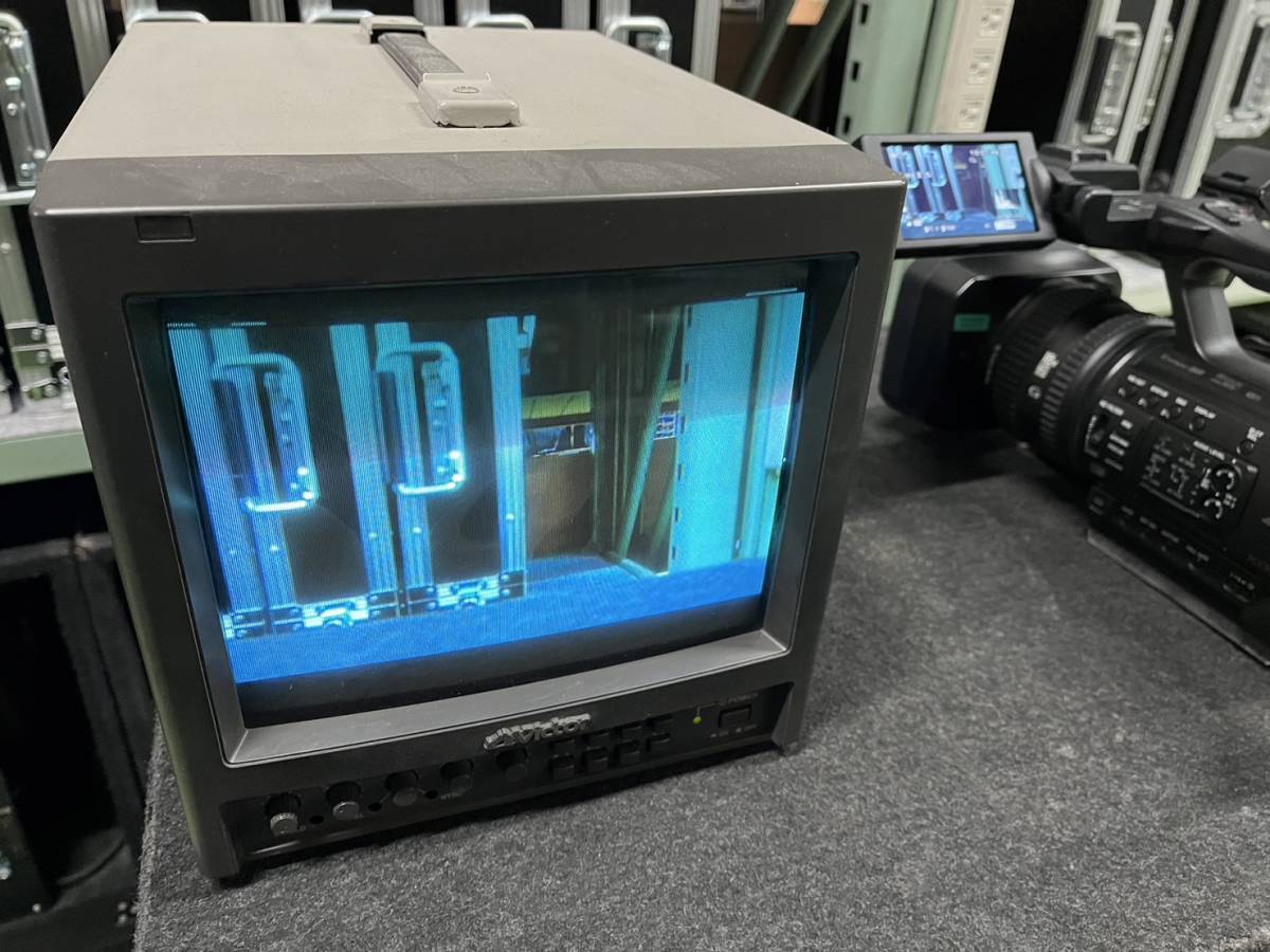 Victor TM-10型　カラービデオモニター Victor カラービデオモニター TM-1010S 業務用モニター 動作確認