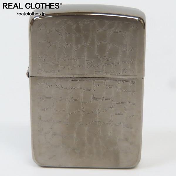 ZIPPO/ジッポー 1941レプリカ LARK/ラーク 片面加工 ガンメタ 2011年製 /LPL
