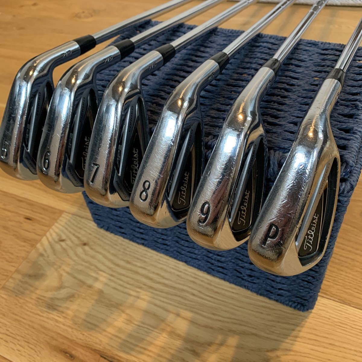 0 AP2 タイトリスト アイアン - 6本 Titleist 状態良好 5-PW TOURAD AD 