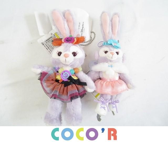 【同梱可】美品 ディズニー ステラルー ハロウィン2017 スケート ぬいぐるみバッジ タグ付き 2点 グッズセット