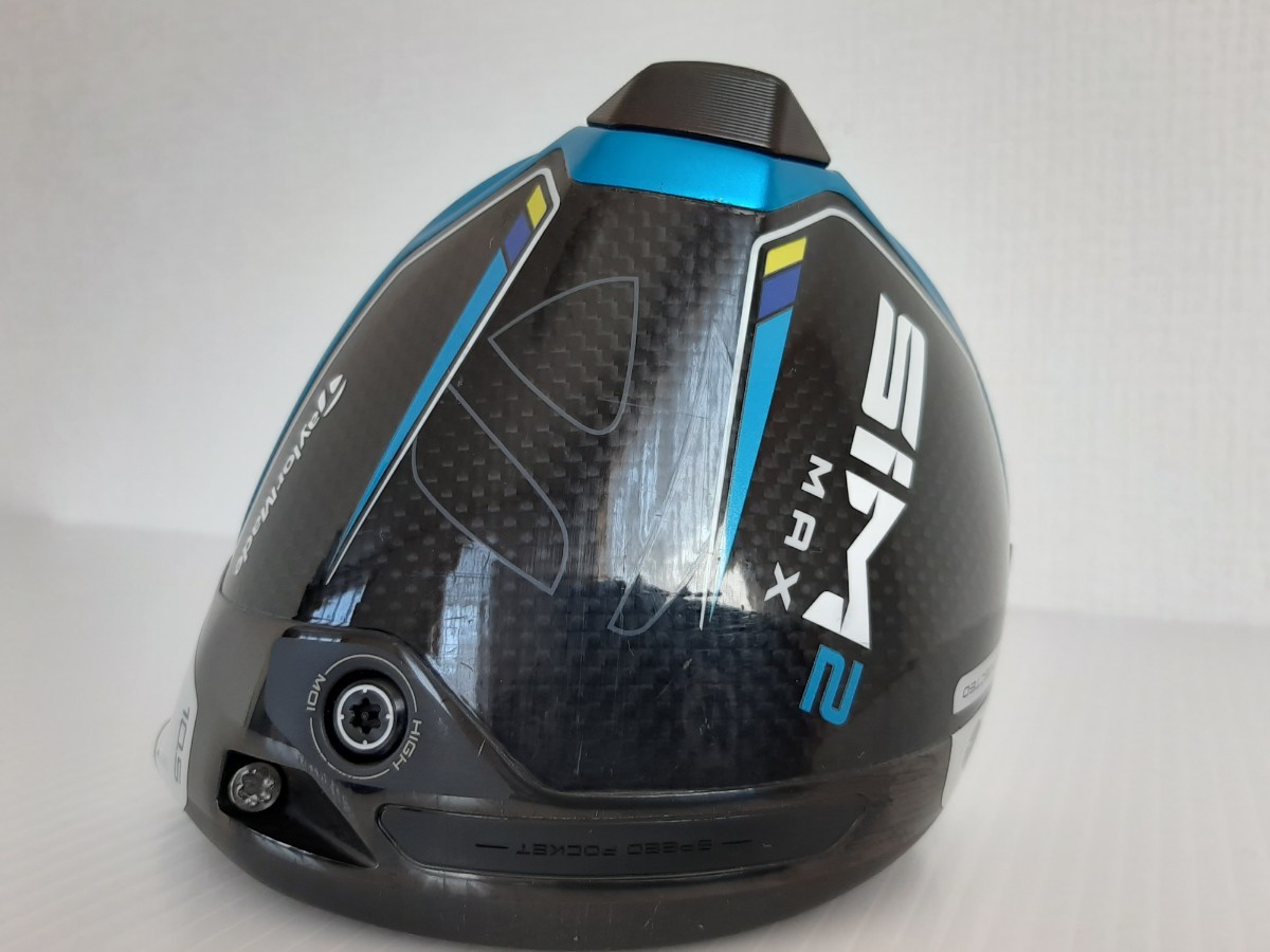 良品】テーラーメイド SIM2 MAX 10.5° ヘッドのみ JP仕様・HC付き